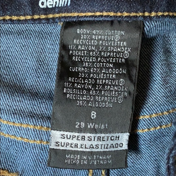 Dark denim shorts - Picture 3 of 5